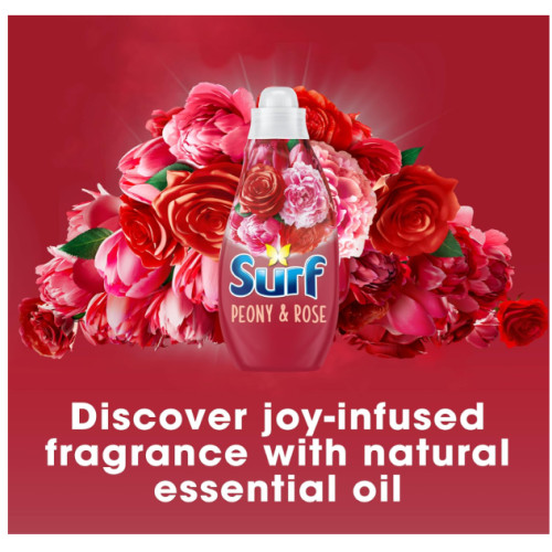 Рідкий засіб для прання Surf Peony & Rose, 24 прання, 648 мл